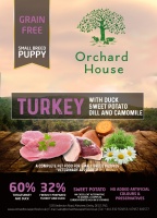 Grain Free Turkey with Duck Sweet Potato Dill & Camomile 2 x 900g SMALL BREED PUPPY - Variety Pack 